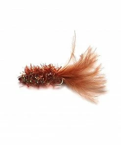 Stillwater Brown Fritz Gold Head Long Shank Size 10 - 1 Dozen