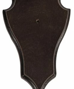 Decoy Buck Trophy Plate Dark Wood 20 x 12 cm