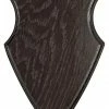 Decoy Buck trophy plate Dark wood 21 x 13 cm
