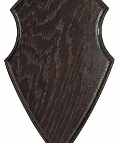 Decoy Buck trophy plate Dark wood 21 x 13 cm