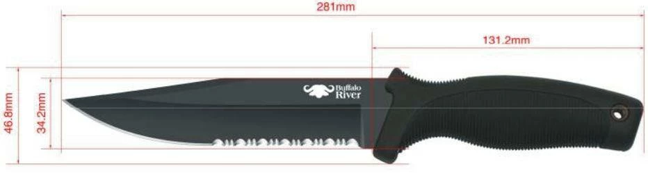 Buffalo River 6.0 Titanium Knife 2 Buffalo River 6.0 Titanium Knife - Image 2