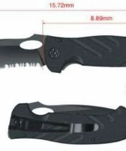 Buffalo River Maxim Folder ½ Serated 2.7 in With Clip