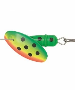 Kinetic Bug Bladed Spinner -Glasgow Angling bug bladed spinner green yellow orange