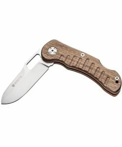 Beretta Bushbuck Folding Knife Walnut/Orange G10 85mm Blade