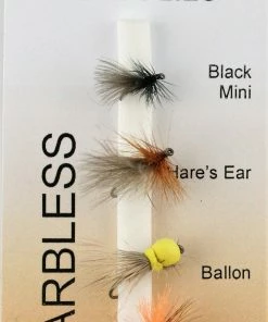 Grando Flies Caddis Dry Fly Barbless