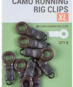 Korum Camo Running Rig Clips 7 Korum Camo Running Rig Clips -Glasgow Angling camo running clips xl