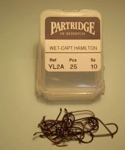 Partridge Captain Hamilton Wet YL2A Fly Hooks 10pc