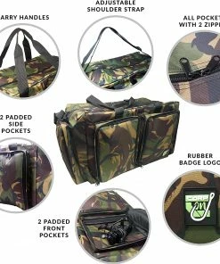 Fladen 600D Carryall -Glasgow Angling carp on medium carryall 52cm x 30cm x 33cm dpm camo 5