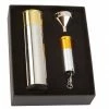 Bisley Cartridge Flask & Torch Gift Set