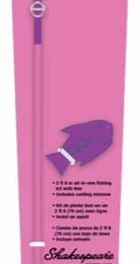 Shakespeare Catch A Monster Spincast Kit -Glasgow Angling catch a monster spincast kit pink