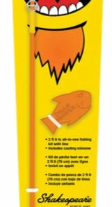 Shakespeare Catch A Monster Spincast Kit -Glasgow Angling catch a monster spincast kit yellow