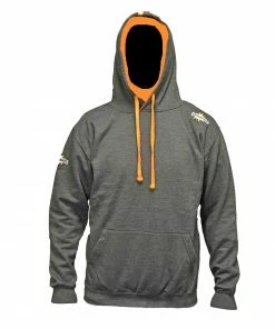 Dynamite Baits Dynamite Grey Contrast Charcoal Orange Hoody