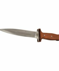 Buffalo River Chequered Wood Stainless Pig Knife 14in -Glasgow Angling chequered wood stainless pig knife 14in 3