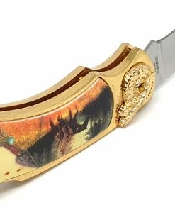 Stillwater 2.5in Cherokee Lockback Knife -Glasgow Angling cherokee lockback knife on back