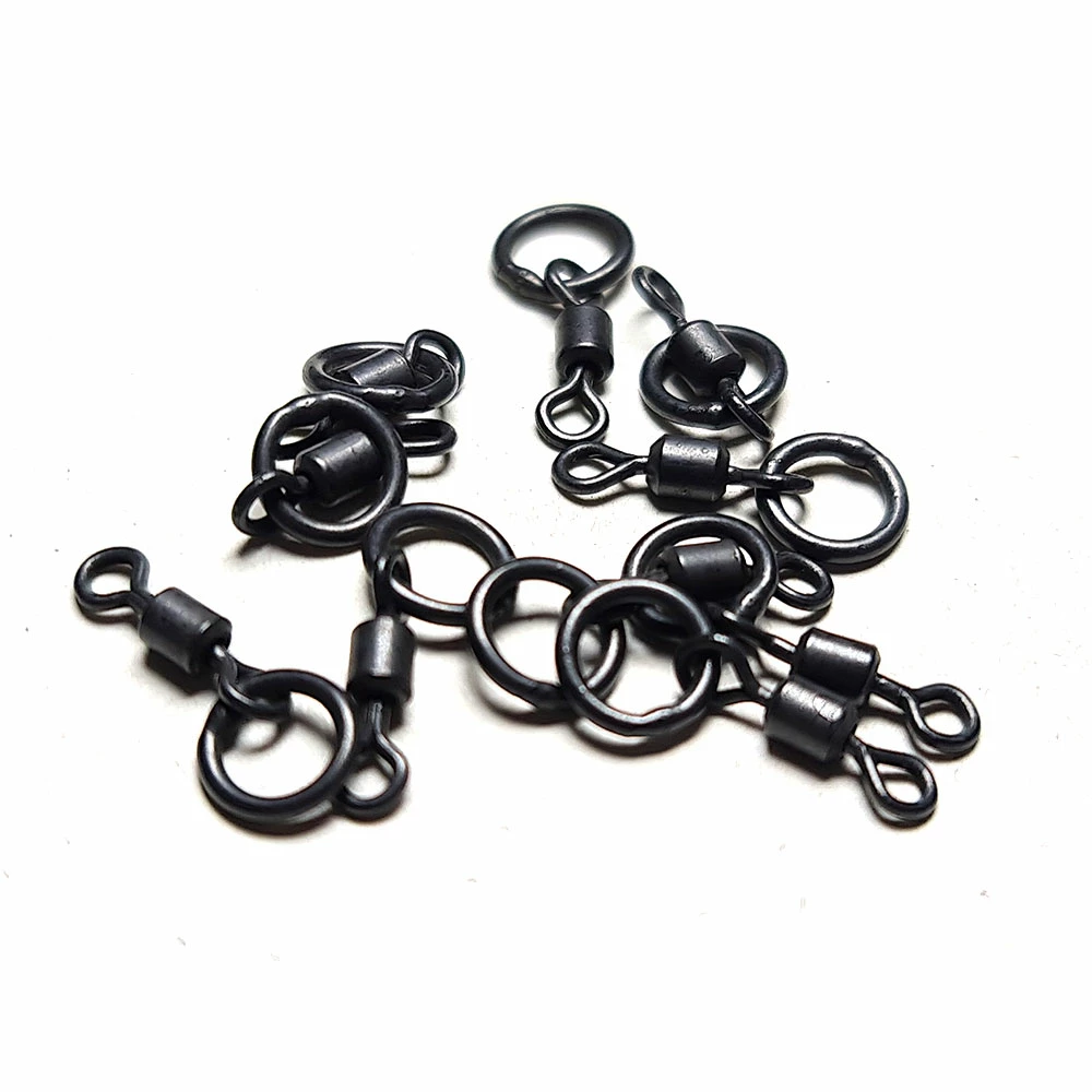 TF Gear Chod Rig Ringed Swivel 10pc 1 TF Gear Chod Rig Ringed Swivel 10pc