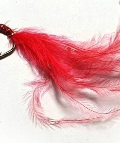 Stillwater Circle Red+Orange Wolie Worm Size 10 - 1 Dozen