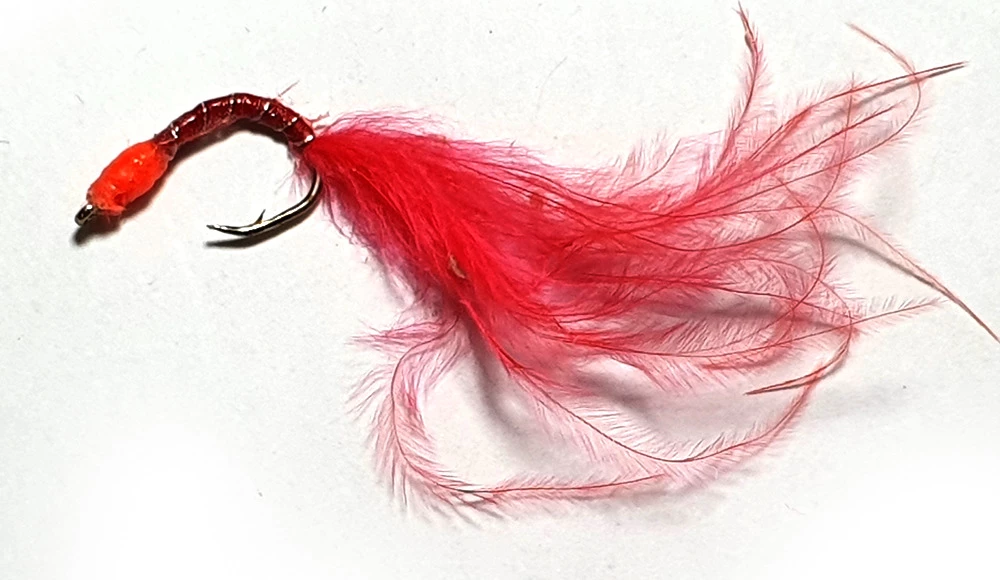 Stillwater Circle Red+Orange Wolie Worm Size 10 - 1 Dozen 1 Stillwater Circle Red+Orange Wolie Worm Size 10 - 1 Dozen