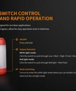 Fenix CL25R Rechargeable Camping Lantern -Glasgow Angling cl26r rechargeable camping lantern 11