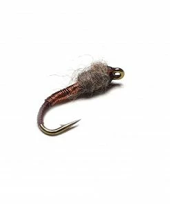 Stillwater Claret Hares Ear Brassie - 1 Dozen