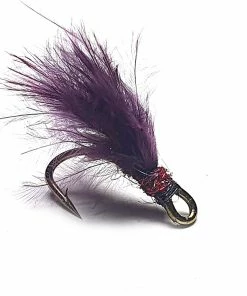 Stillwater Claret Hot Head Trout Double Size 10 - 1 Dozen