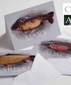 Carp Art Colin Eaton Classic Carp Greetings Card
