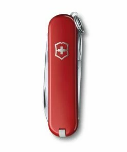 Victorinox Classic SD Swiss Army Knife 58mm Blade -Glasgow Angling classic sd red side