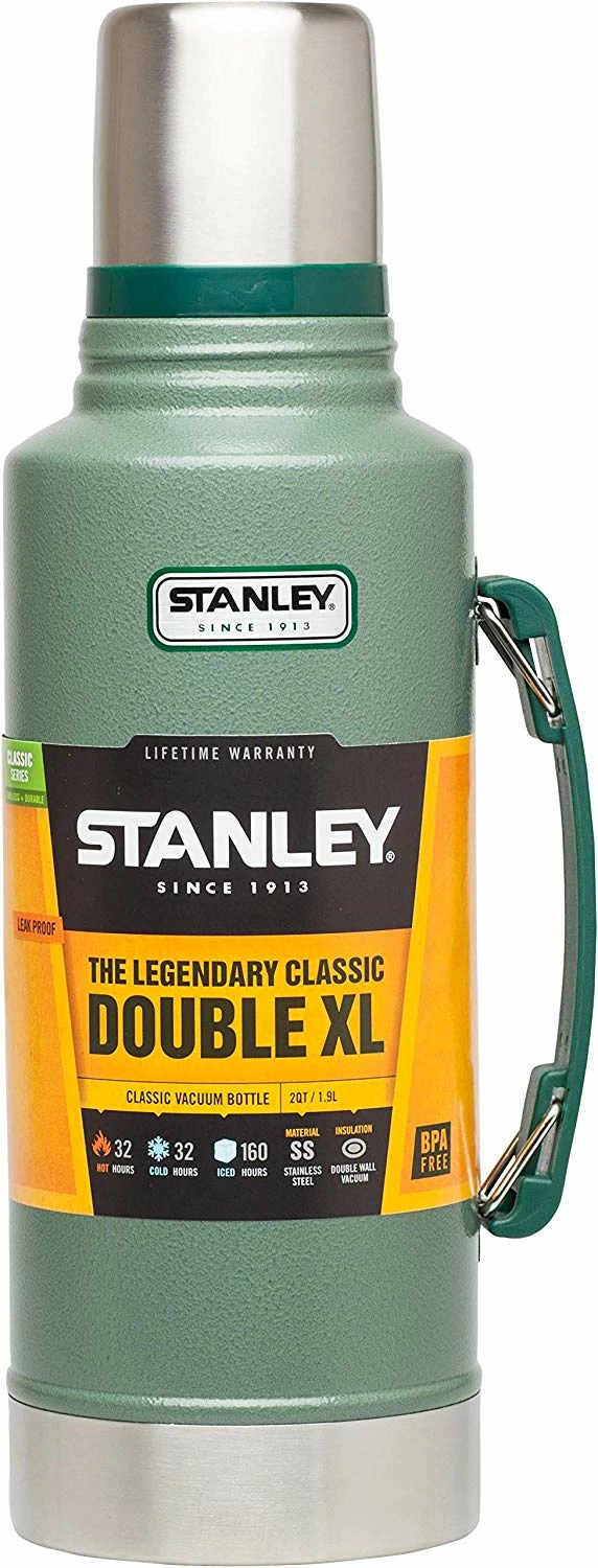 Stanley Classic Vacuum Bottle Hammertone Green 3 Stanley Classic Vacuum Bottle Hammertone Green - Image 3