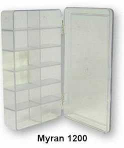 Myran Clear Compartment Boxes -Glasgow Angling clear comp boxes 1200