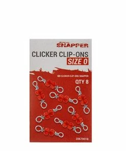 Korum Snapper Clicker Clip-Ons 8pc