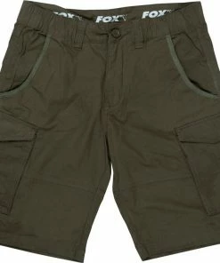 Fox Collection Green Silver Combat Shorts -Glasgow Angling collection combat shorts green silver 3