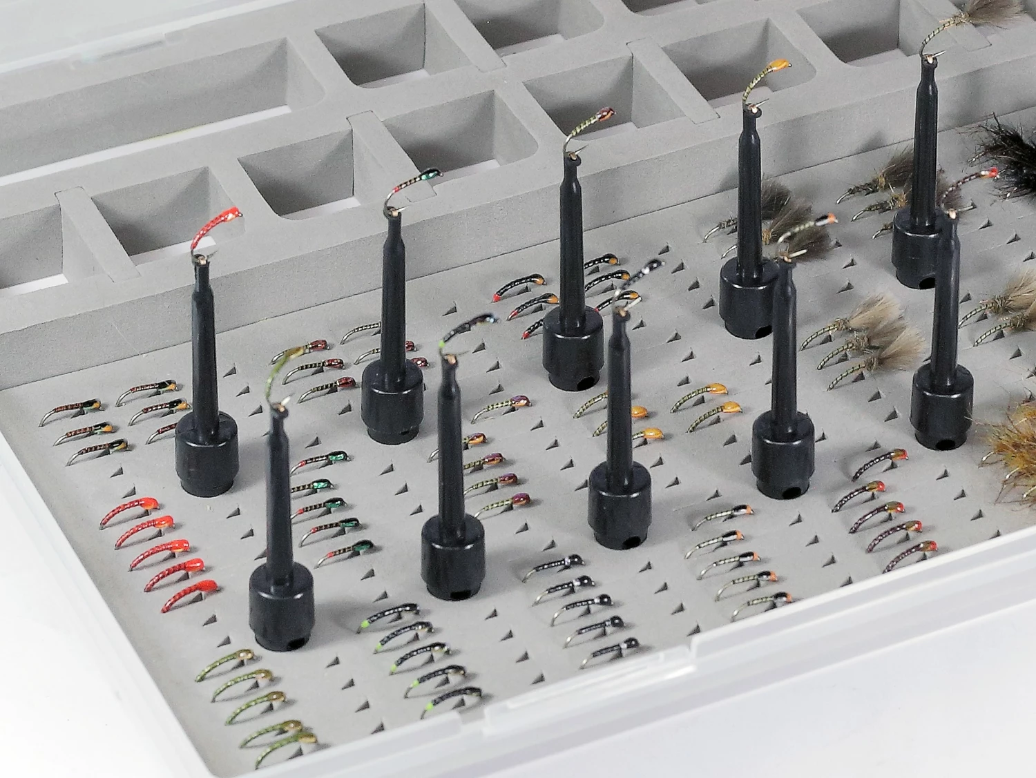 Stillwater Collection Fly Box with 15 Fly Stands 4 Stillwater Collection Fly Box with 15 Fly Stands - Image 4