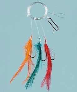 Fladen Coloured Feather Hooks 6pc