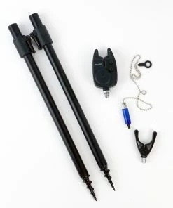 Stillwater Full Monty Pike Deadbait Kit -Glasgow Angling complete alarm set with 40cm banksticks swinger 1