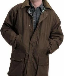 Game Waxed Cotton Padded Jacket 9 Game Waxed Cotton Padded Jacket -Glasgow Angling cotton wax padded jacket brown 2