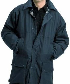 Game Waxed Cotton Padded Jacket 11 Game Waxed Cotton Padded Jacket -Glasgow Angling cotton wax padded jacket navy 2