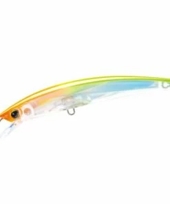 Yo-Zuri Crystal 3D Minnow Floating Lure -Glasgow Angling crystal 3d minnow float orange yellow