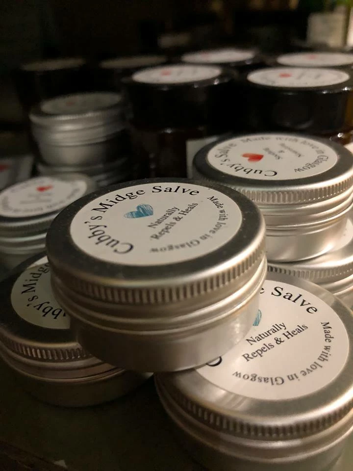Made in Glasgow Cubby's Midge Salve 1 Made in Glasgow Cubby's Midge Salve