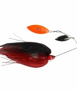 Savage Gear Da' MEGA Bush 55g Spinnerbait 11 Savage Gear Da' MEGA Bush 55g Spinnerbait -Glasgow Angling da mega bush 55g black red