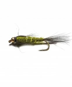 Stillwater Damsel Green Gold Bead- 1 Dozen