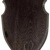 Decoy Deer Trophy Plate Dark Wood