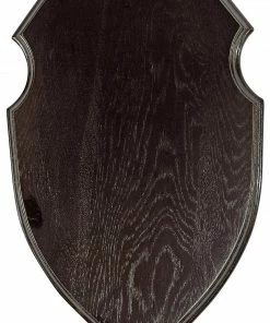 Decoy Deer Trophy Plate Dark Wood