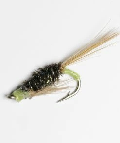 Stillwater Diawl Bach Fluo Yellow Short Shank - 1 Dozen