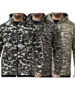 Game Digital Camouflage Zip Hoodie