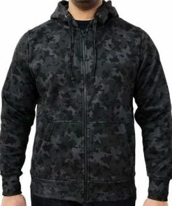 Game Digital Camouflage Zip Hoodie Night Camo