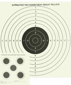 Bisley 14cm Double Sided 5+1 Targets Grade 1 Paper