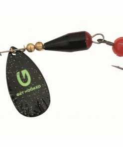 Kinetic Droopy Bladed Lure -Glasgow Angling droopy blade nervous black