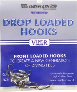 Lureflash Drop Loaded Hooks 10pc -Glasgow Angling drop loaded hooks size 12