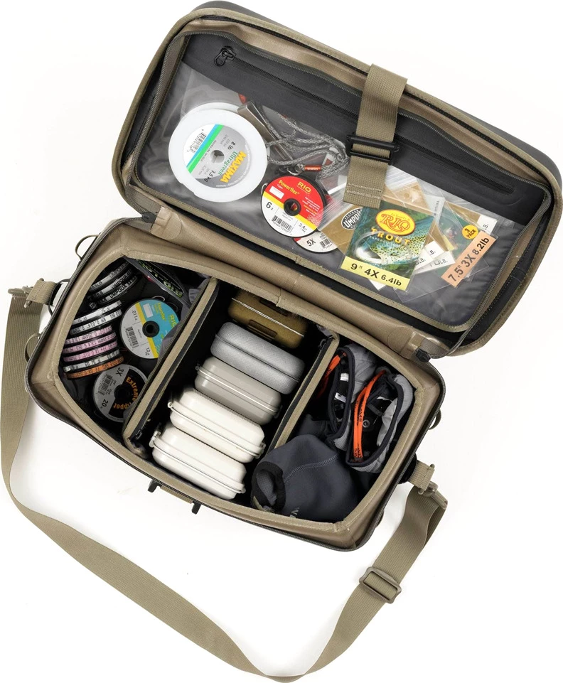 Simms Dry Creek Boat Bag Large - 40L Tan 2 Simms Dry Creek Boat Bag Large - 40L Tan - Image 2