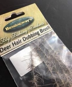 Hemingway Dubbing Brush - Deer Hair -Glasgow Angling dubbing brush deer hair natural