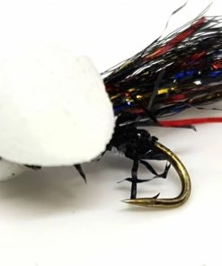 Stillwater Dynamite Boobies Mosaic Black & Red - 1 Dozen -Glasgow Angling dynamite20boobies20mosaic20black20red20white20head